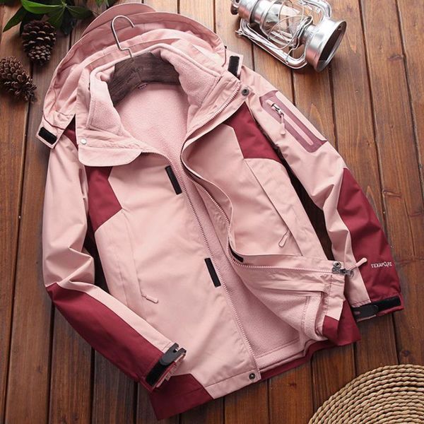 

outdoor jackets&hoodies men tactical ski jacket army winter sportswear women sport clothing thermal hunt hiking hoodie jackets waterpro, Blue;black