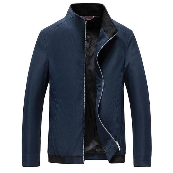 

quality baseball solid casual jacket men spring autumn outerwear mandarin stand casual sportswear mens jackets for male coats, Black;brown