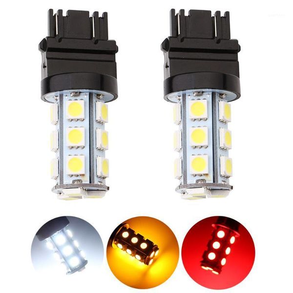 

2x 3157 3156 t25 t-25 chips 18 smd led bulb lamp car light sourse backup light turn led signal reverse head white 12v1