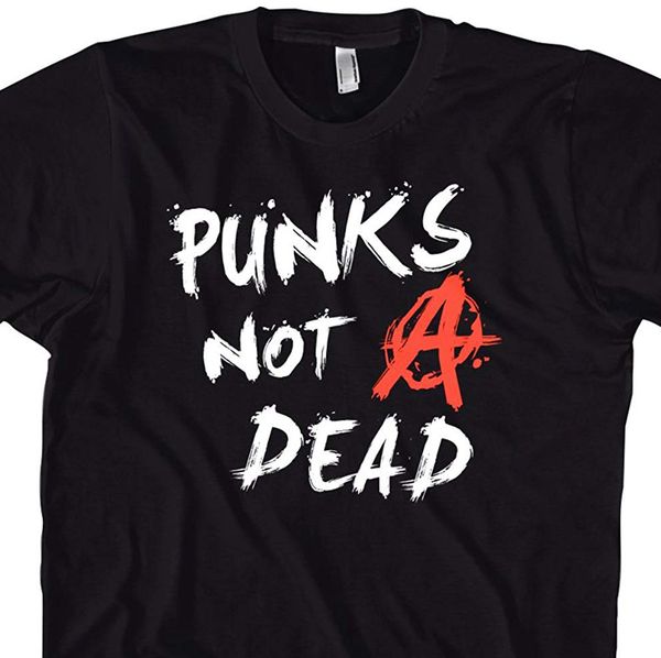

rock style punks not dead 700959 футболка tshirt мужчин черный с коротким рукавом hip hop футболка печать футболок спорт толстовка с капюшон