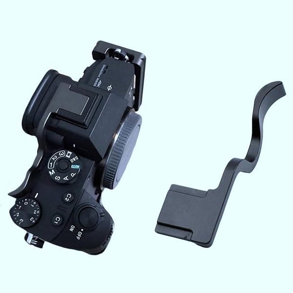 

1 pcs thumb grip hand shoe cover made bracket handle buckle & 1 pcs aluminum vertical l bracket tripod