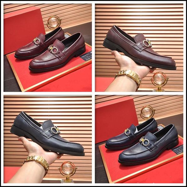 

c5 vintage casual men leather shoes formal dress shoes loafers business wedding tassel brogue shoes big size moccasins 11, Black
