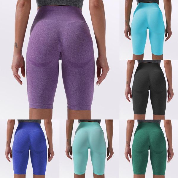 

vital seamless sports short summer high waist tight gym leggings squat proof tummy control workout running shorts women, White;black