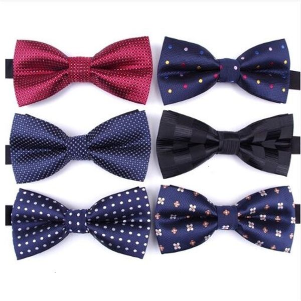 

bowties colourful fashion men plaid groom solid cravat gravata male marriage butterfly wedding bow ties, Black;gray