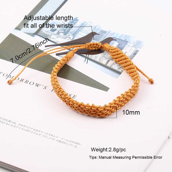 

factory price rope handmade woven bohemia for summer girl colorful braided lucky friendship bracelet women men jewelry g, Golden;silver