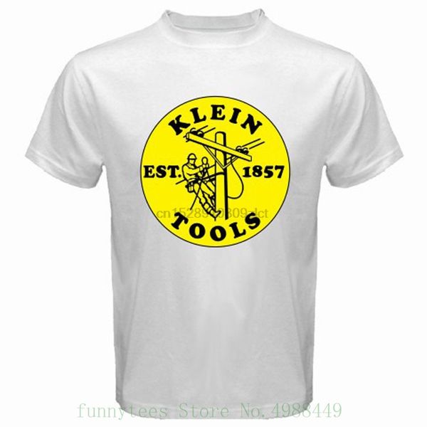 

new klein tools power hand logo men white t shirt size s to 3xl harajuku cool tshirt homme sport hooded sweatshirt hoodie
