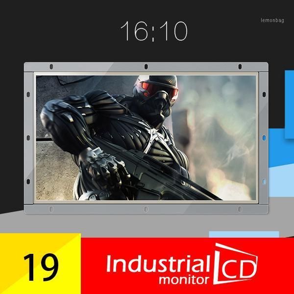 

m190w-ofr/ faismars 19 inch wide resistive touch screen monitor with open gray metal frame 19" hd touch monitor1