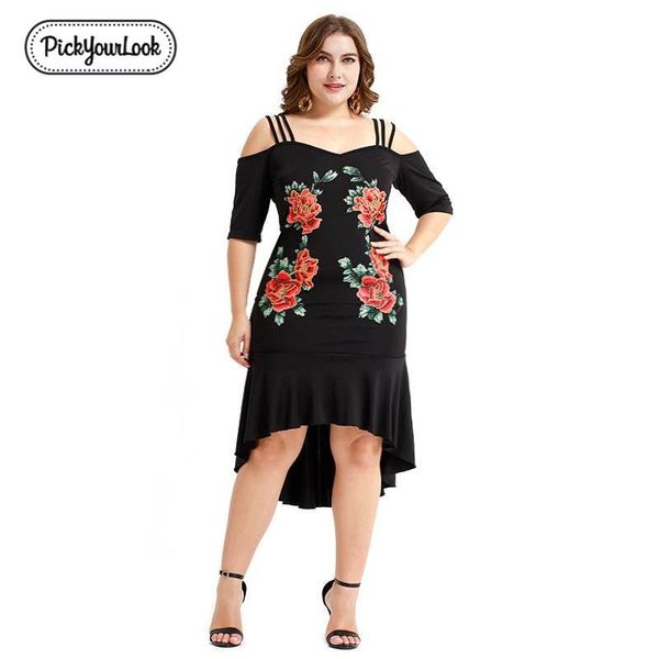 

лето размер плюс ремень короткие femme женщины цветочные платья спагетти плеча женский off robe рукава lady d40 midi платья sqceyq pp2006, Black;gray