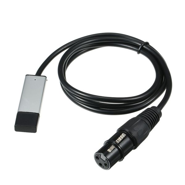 USB к интерфейсу DMX Adapter LED DMX512 компьютерный компьютер PC Stage Controller Dimmer