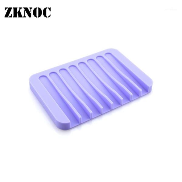 

bath accessory set 1pc silicone creative soap holder with drain bathroom accessories molds for sink sponge drainage dish box case1