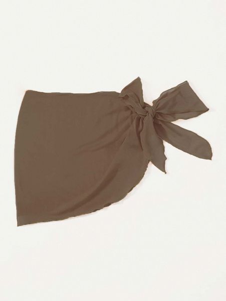 

knot cover up skirt p2xc#, White;black