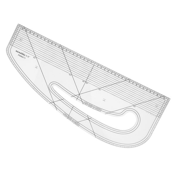 

акриловая одежда sample многофункциональных резки линейки швейной линейка tailor tuler, Black