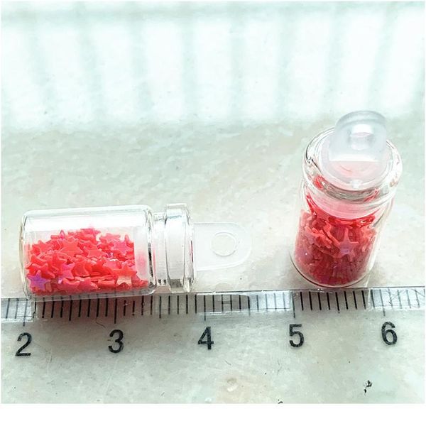 

10pcs 18x10mm magic ball transparent glass beads transparent pendant pentagram cylindrical beads earring accessory 10pcs jllsku