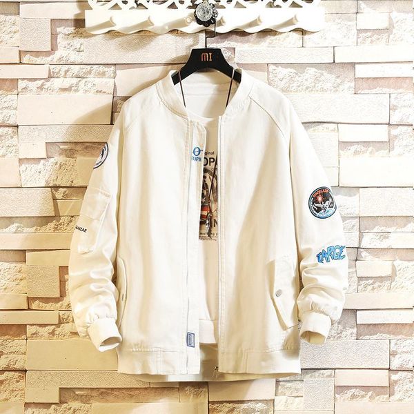 

men's jackets mens bomber zipper jacket 2021 autumn male casual streetwear hip hop baseball pilot coat windbreaker men's clothing, Black;brown