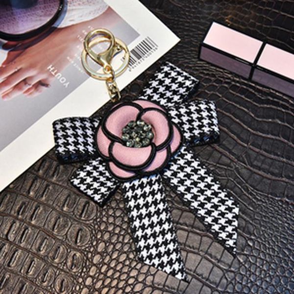 

new style flower keychain gifts for women llaveros mujer car bag accessories keyring holder jewelry accessory eh354 h jllwlr, Slivery;golden