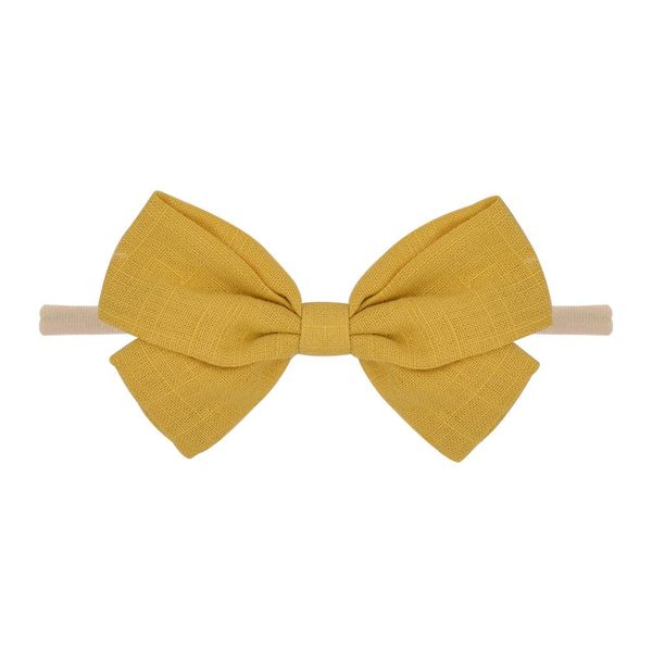 

12 colors solid nylon baby headband for kids girls hair bow elastic hair band newborn hairbands turban headwear hair accessories q sqcimi