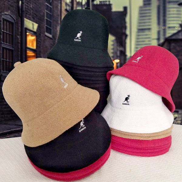 

pv0fz inskangaroo kangol mesh hat cap inskangaroo kangol mesh fisherman's hat beret beret fisherman's cap, Brown;gray