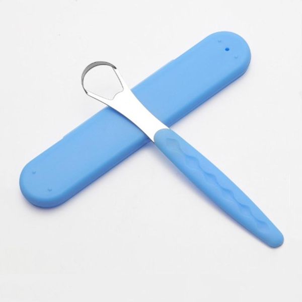 

stainless steel tongue scraper remove tongue coating reusable tongue cleaner with individual package oral hygiene care tools swy wmtnkv