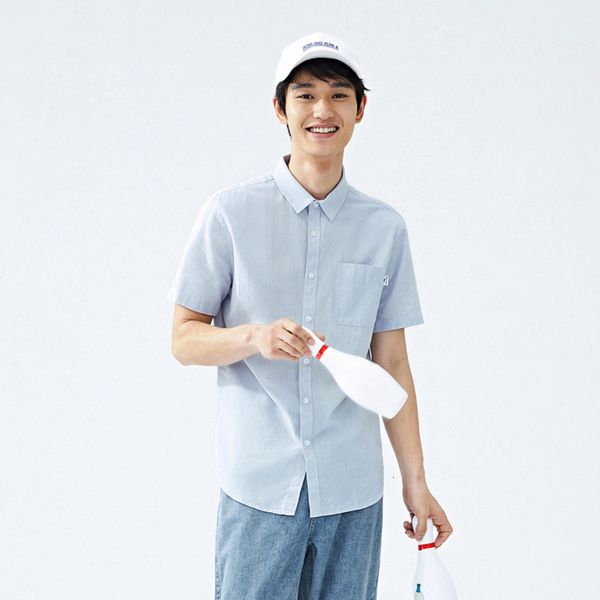 

short sleeve men 2020 new summer fun printed casual man shirt comfortable cotton inside