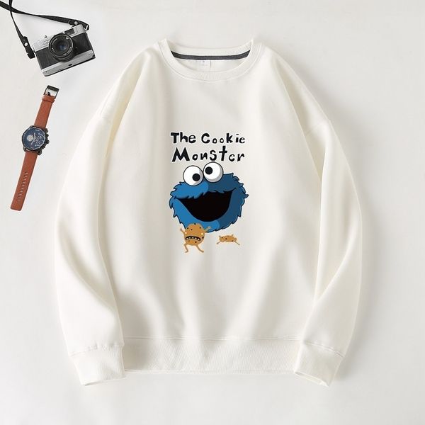 

new winter women's hoodies sweatshirts new fashion print letters long sleeve casual hoodies 201201, Black