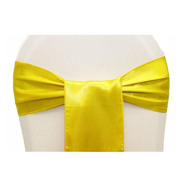 

6x108inch satin fabric chair sashes wedding chair cover 100pcs/set wedding banquet party decoration event supplies expr jllnqs