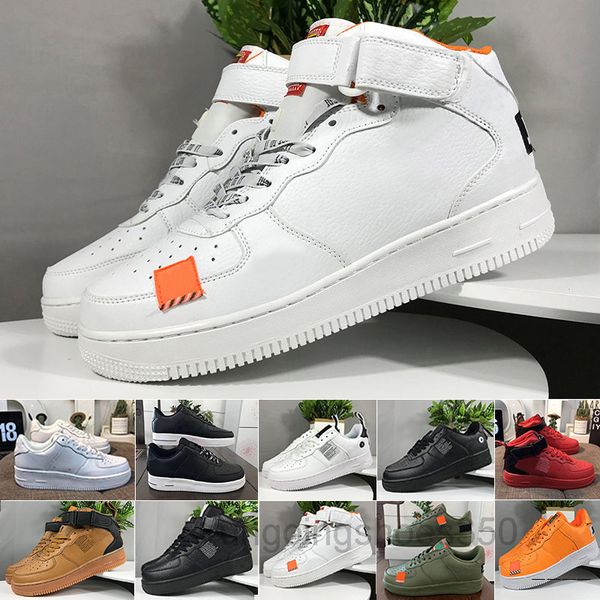 

ones shoes high low cut white black outdoor trainers sneakers men low skateboard shoes new designer one dunk 1 khk6
