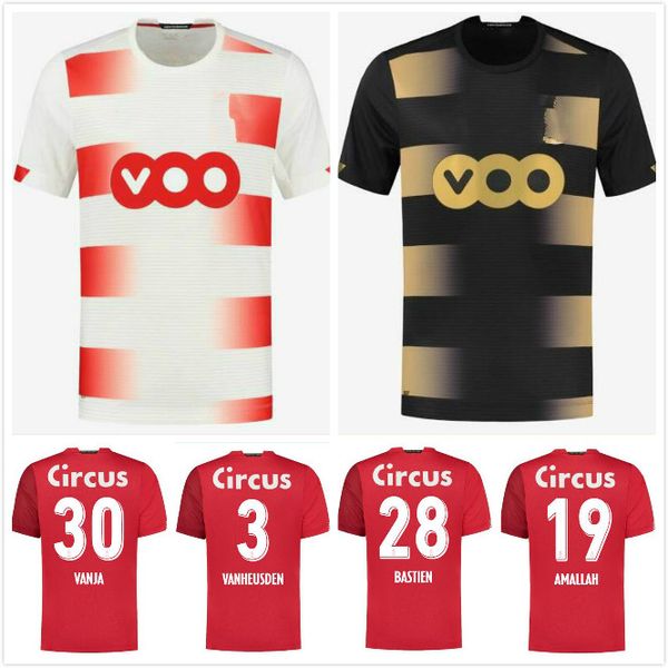 

тайское качество 20 21 стандартные футболки liege soccer 20 21limbombe r.standard de lege vanheusden laifis cimirot emond carcela футбол, Black;yellow