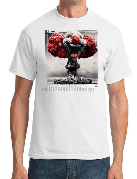

nuclear explosion clown face mens t shirt summer new men short sleeve t shirt brand fashion casual tees sport hooded sweatshirt hoodie