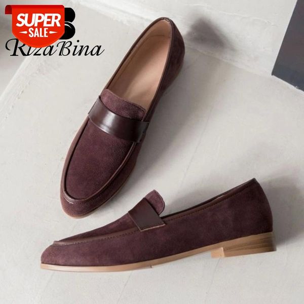 

rizabina new flat shoes women round toe fashion comfortable women shoes vacation daily ladies footwear size 34-39 #1e5k