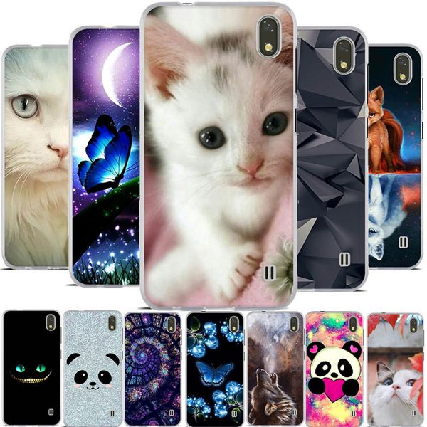 

silicone soft cover tpu cute pattern bumper phone case for zte blade a530 fundas
