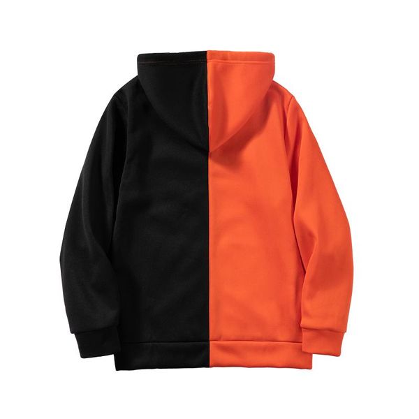 

мужчины на молнии повседневная капюшона slim fit flece hip hop толстовки мужской с длинным рукавом кофты спортивные sportswear лоскутный тре, Black