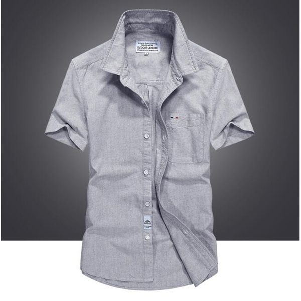 

2021 summer style men's upper quality casual shirts cotton design classic rescue trademark dress shirt mjkb, White