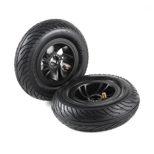 

skateboarding 2/4 pcs 175at all-terrain machinery pneumatic tire wheels - black1