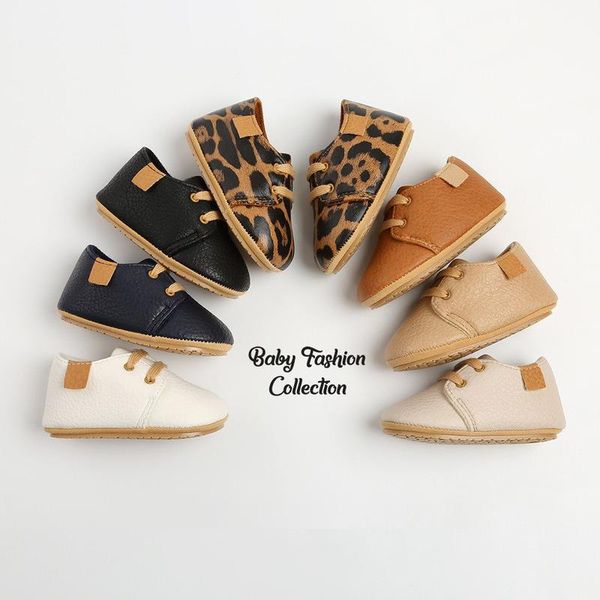 

first walkers luxury soft leather baby moccasins shoes born rubber sole boys toddler infant girls anti-slip prewalkers