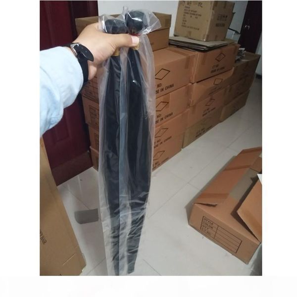 

brazilian virgin hair bundles human hair weaves 34inch unprocessed indian peruvian malaysian human hair wefts extensions, Black