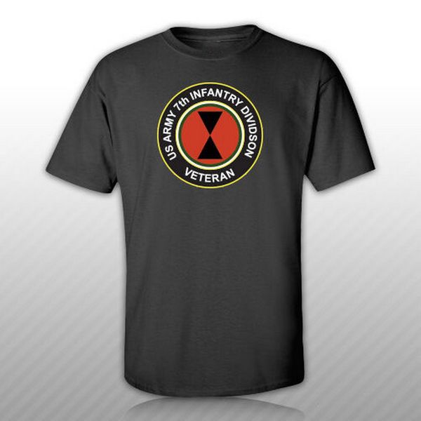 

7th us army infantry division veteran sticker fighter cotton sportswear men hoodie designers t shirts sweatshirt
