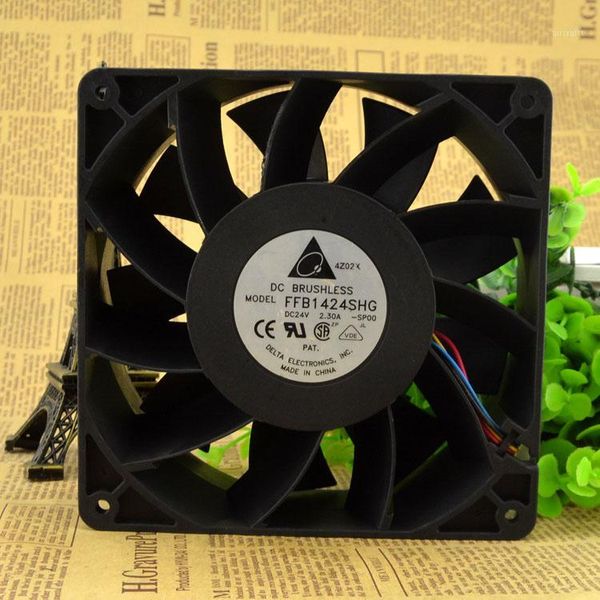 

fans & coolings brand original 14cm 24v 2.30a ffb1424shg 4-wire pwm temperature control violent cooling fan1