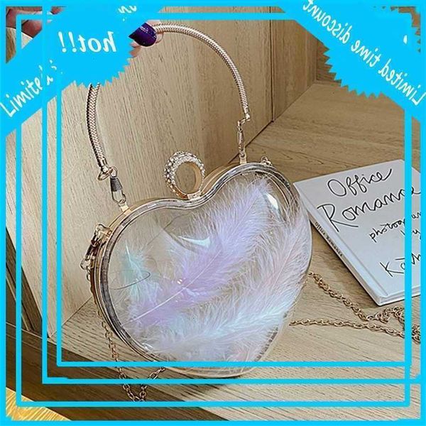 

new acryl transparent 2 models shoulder bags women chains crossbody cups metals handle handbags fashion evening clutch