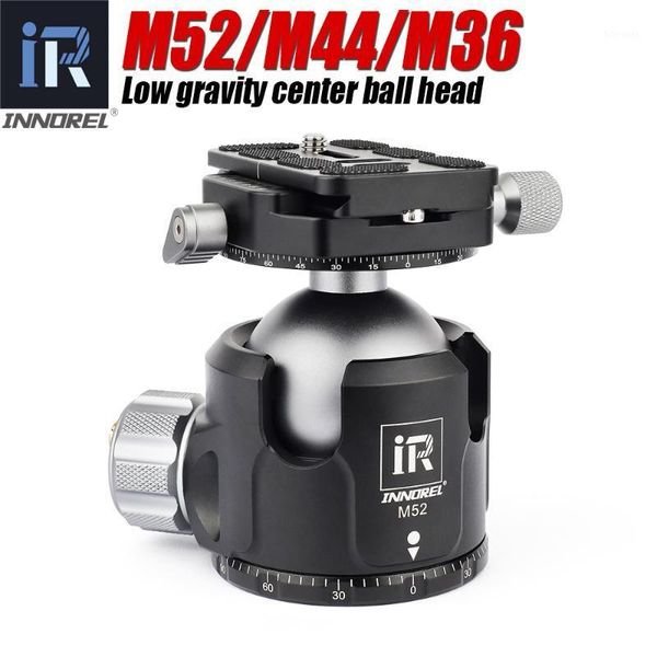 

innorel m52 m44 m36 low center of gravity tripod head new damping setting for heavy duty digital slr cameras panoramic ball head1