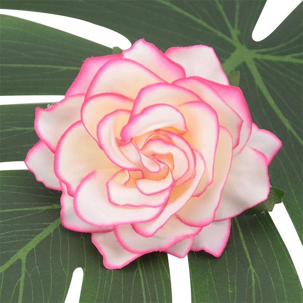 

3pcs 10 cm large artificial rose silk flower heads for wedding decoration diy wreath gift box scrapbooking craft fake flowers wmttpn