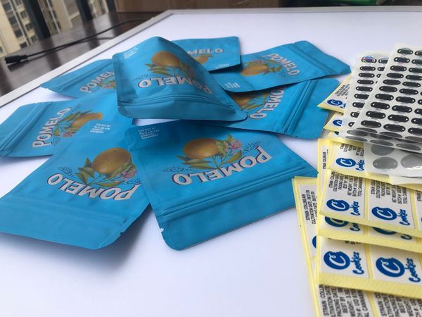 

back mylar blue local cookies hologram edibles bags and label bag stickers packaging bags empty pomelo bbyke bdebaby