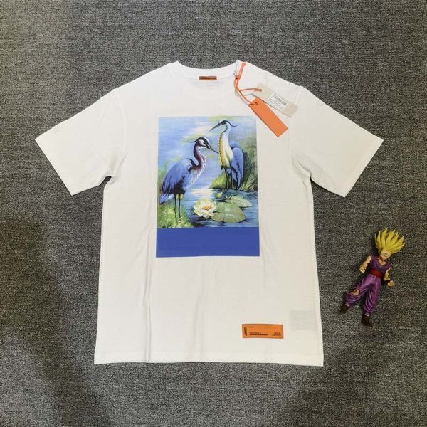 

heron high street hip hop mens boy friend style short sleeve new york hp tshirt men and women couples, White;black