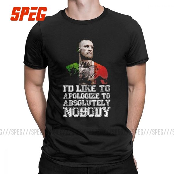 

men's the conor's sentence t shirts conor mcgregor mma novelty short sleeve tees summer t shirts sport hooded sweatshirt hoodie