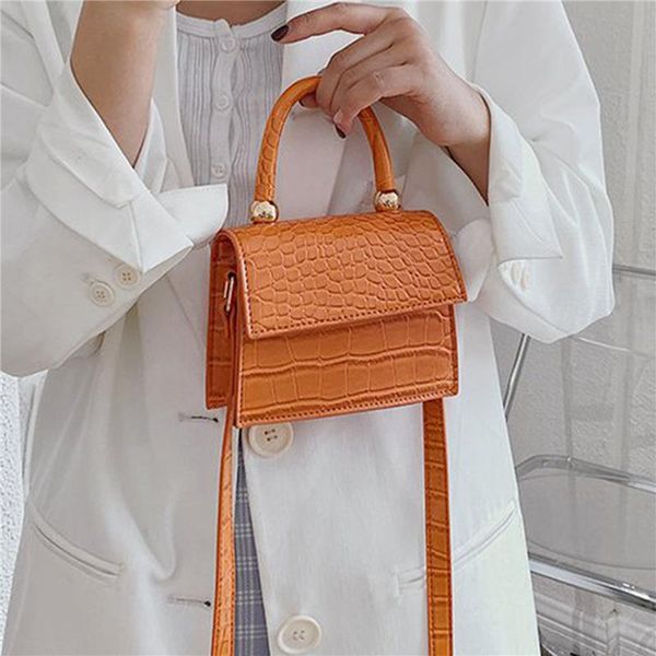 

luxury stone pattern mini totes pu leather crossbody bag for women shoulder messenger handbags 2020 chain travel phone purses