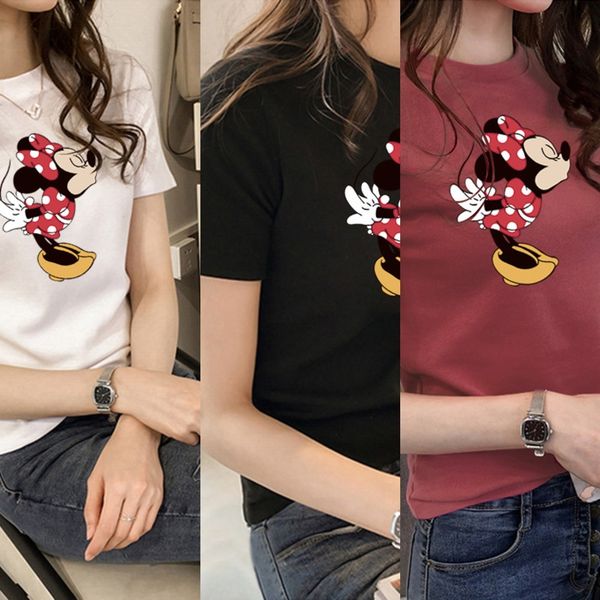 

xgjia short sleevemouse white trend summer 2020 new small crowd trend ins t-shirt fire t-shirt super loose women vnxbn
