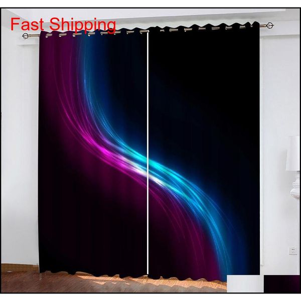 

custom curtains black blue purple color stripes 3d blackout curtains for living room bedding room drap jllwno carshop2006