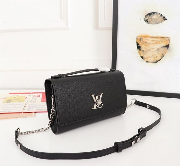 

new shopping bag clutch lockme designers handbags m56088 designers leather one-shoulder bag luxurys diagonal favorite evbbs, Brown;gray