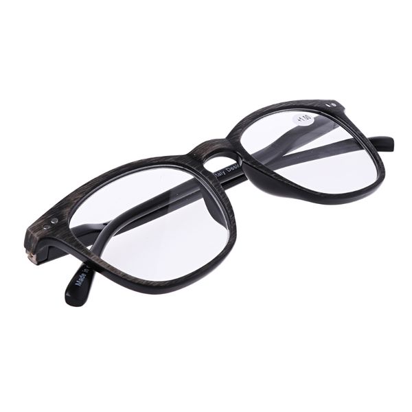 

fashion wood grain reading glasses men women vintage resin lens points for male reader 1.0 to 4.0
