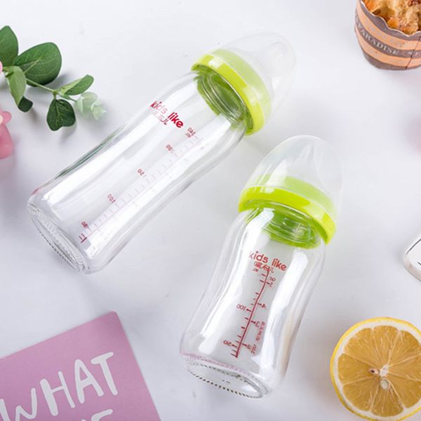 

большой стеклянный широкий калибр 240мл новорожденный бутылки анти метеоризм