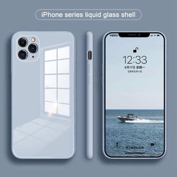 

qasquare tempered glass mobile phone case, camera protective case with belt, suitable for vip 11, 12 pro, max, xs, max, x, xr, 7, 8 plus,lk